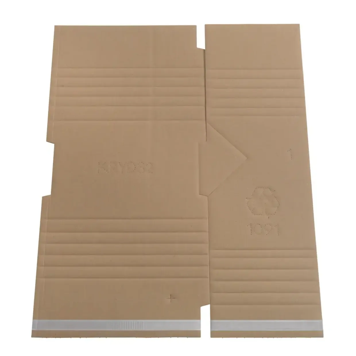 Bogomslag - Krydspack 310x250x0-100mm - Brun- 50 stk