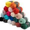 Bomuldsgarn L: 80-85 m ass. farver 20x50 g