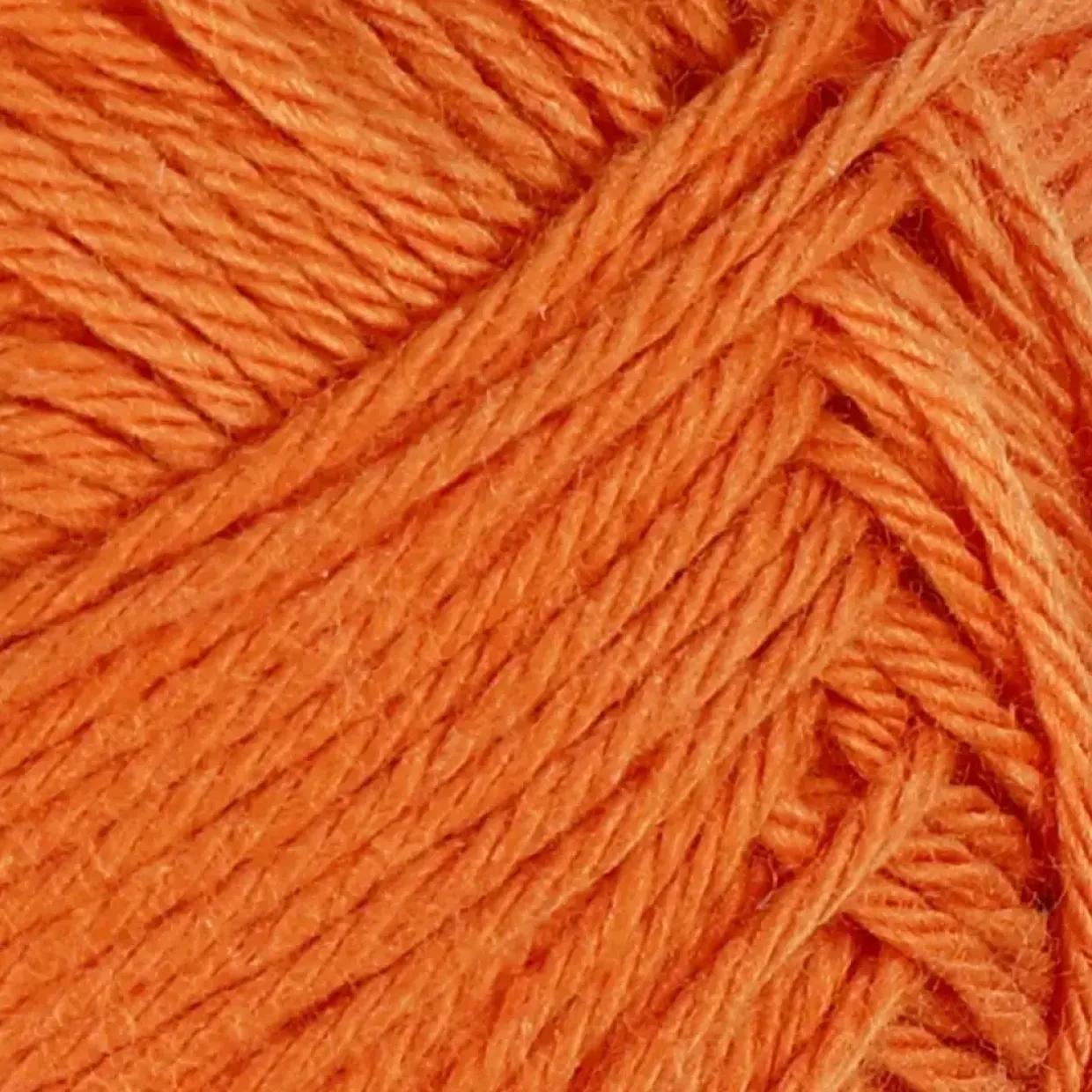 Bomuldsgarn længde 170 meter 8|4 orange - 50 gram