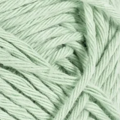 Bomuldsgarn nr. 8/8 L: 80-85 m mint grøn 50 g