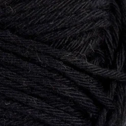 Bomuldsgarn nr. 8/8 L: 80-85 m sort 50 g