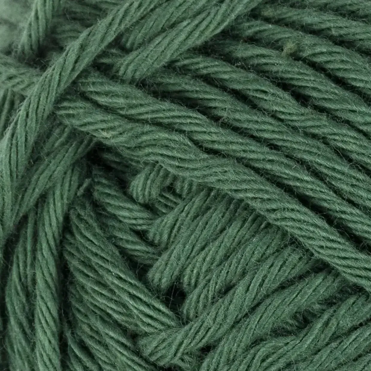 Bomuldsgarn – Nr. 8/8 – 80-85 m 50 g – Mørk grøn