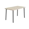 Bord Add 590, 1200x700 mm højde 720 mm med hvidpigmenteret eg, gråt stel