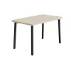 Bord Add 590, 1200x700 mm højde 720 mm med hvidpigmenteret eg, sortoliven stel