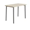 Bord Add 590, 1200x700 mm højde 900 mm med hvidpigmenteret eg, gråt stel