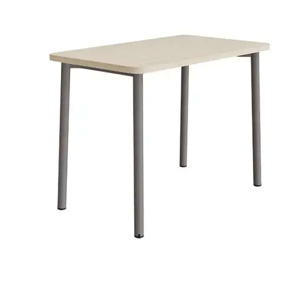 Bord Add 590, 1200x700 mm højde 900 mm med hvidpigmenteret eg, gråt stel