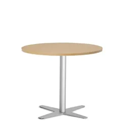 Bord Amy Ø900 mm H752 mm, Bøg laminat Alugråt understel