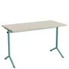 Bord Atlas 1130, 1200x600mm, eg højtrykslaminat, turkis stel