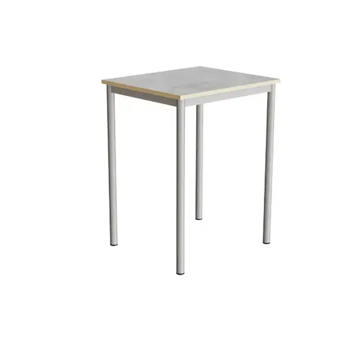 Bord Combi 200, L700xB600xH900 mm, lys grå, lyddæmpende linoleum, alugråt understel