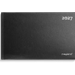 Bordkalender mini - 154x94mm - Vinyl - Sort - 2027 - Mayland - 27132000