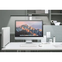 Bordlampe Unilux STRATA LED sort med klemme
