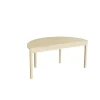 Bord Lovis 609, 1200x600 mm Højde 550 mm med birk laminat, birk understel