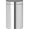 Brabantia Touch Bin New Affaldsspand 33 L stål mat 2-rums 23+10 L