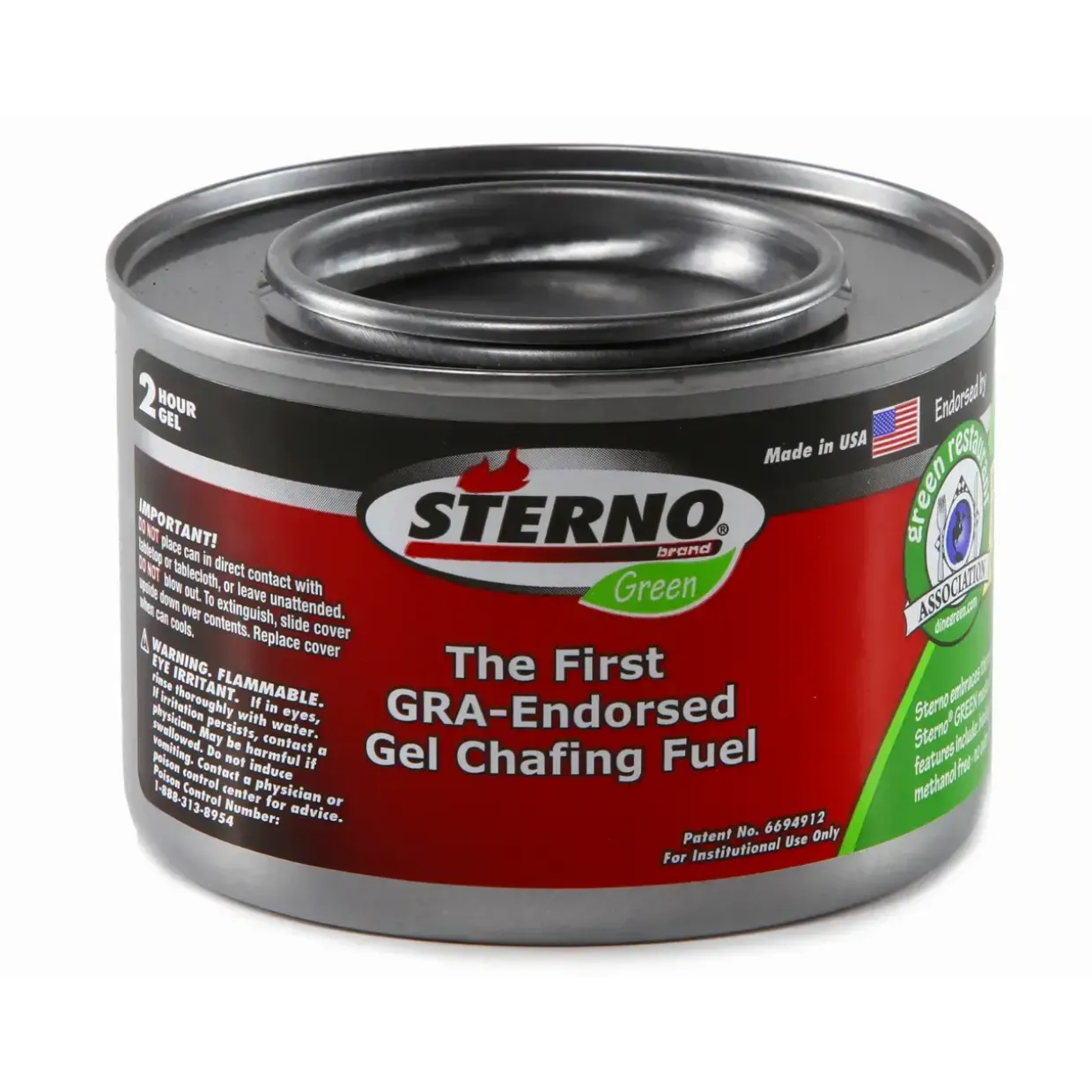 Brandpasta chafing fuel gel 230 ml - 2-3 timer - 72 stk