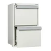 Brandsikkert arkivskab - Fossafe 2 skuffer - A4/Folio - 60P - RAL 9002