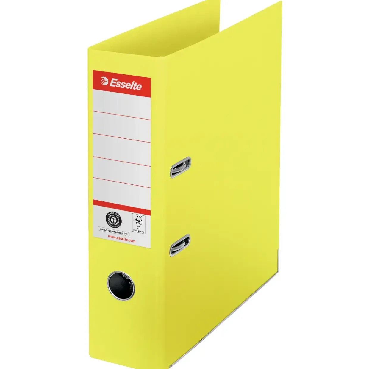 Brevordner A4 No1 POB Esselte 75mm - gul