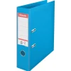 Brevordnere A4 Esselte No 1 med 75 mm ryg 811311 - Lyseblå - 10 stk