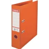 Brevordnere A4 Esselte No 1 med 75 mm ryg 811340 - Orange - 10 stk