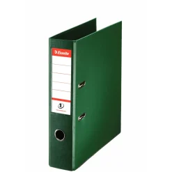 Brevordnere A4 Esselte No 1 med 75 mm ryg 811360 - Grøn - 10 stk