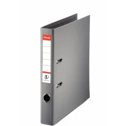 Brevordner Esselte No. 1 A4 grå med 50 mm ryg - 811480 - 10 stk
