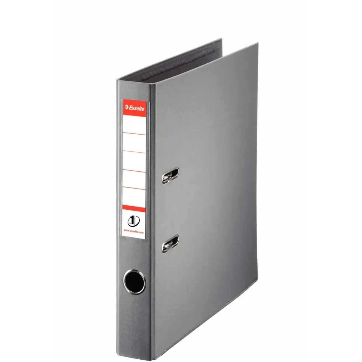Brevordner Esselte No. 1 A4 grå med 50 mm ryg - 811480 - 10 stk