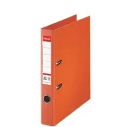 Brevordner Esselte No. 1 A4 orange med 50 mm ryg - 811440