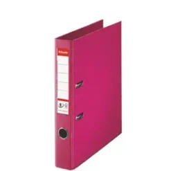 Brevordner Esselte No1 A4 PP fuchsia 50mm smal