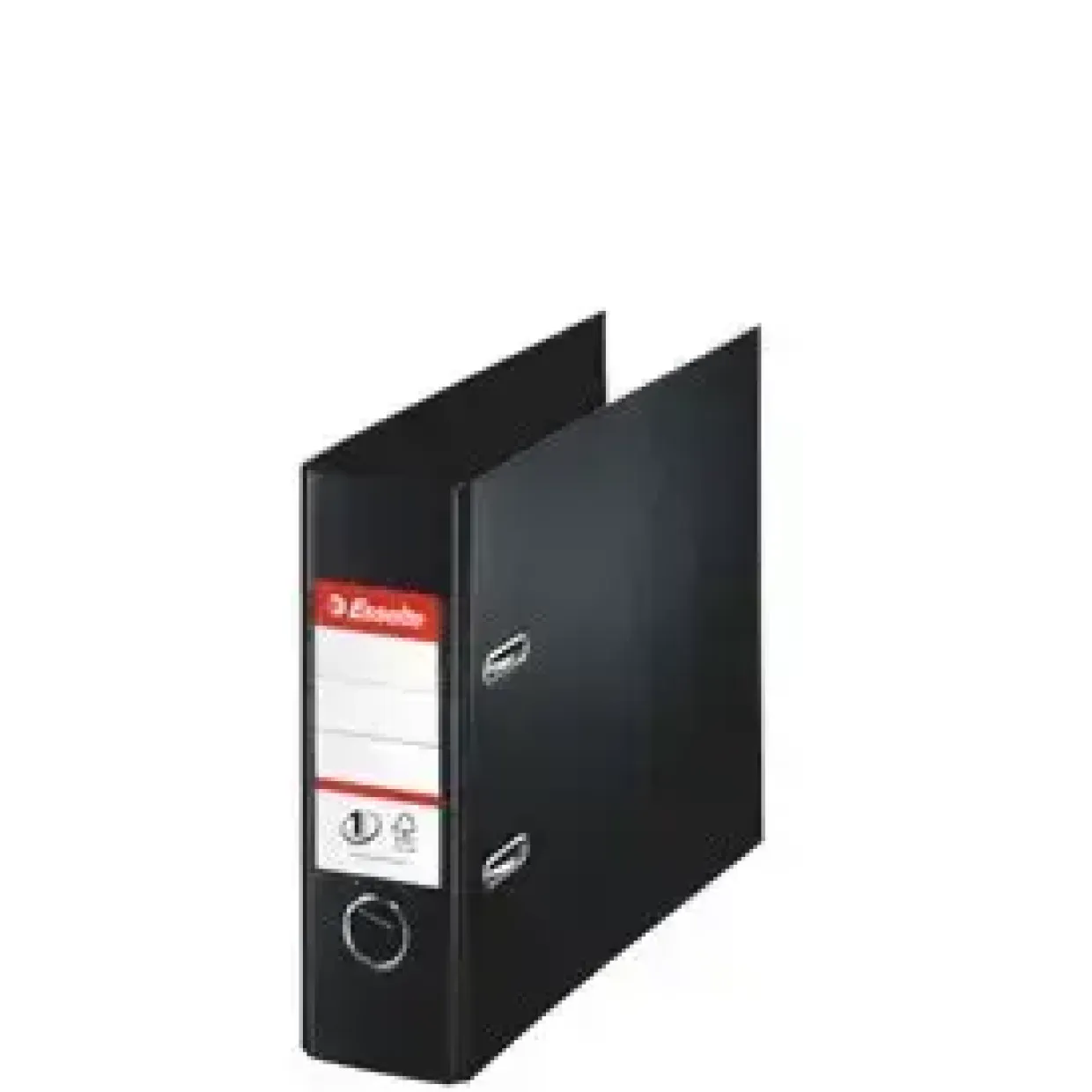 Brevordner Esselte No1 Power PP kabinet 75mm sort