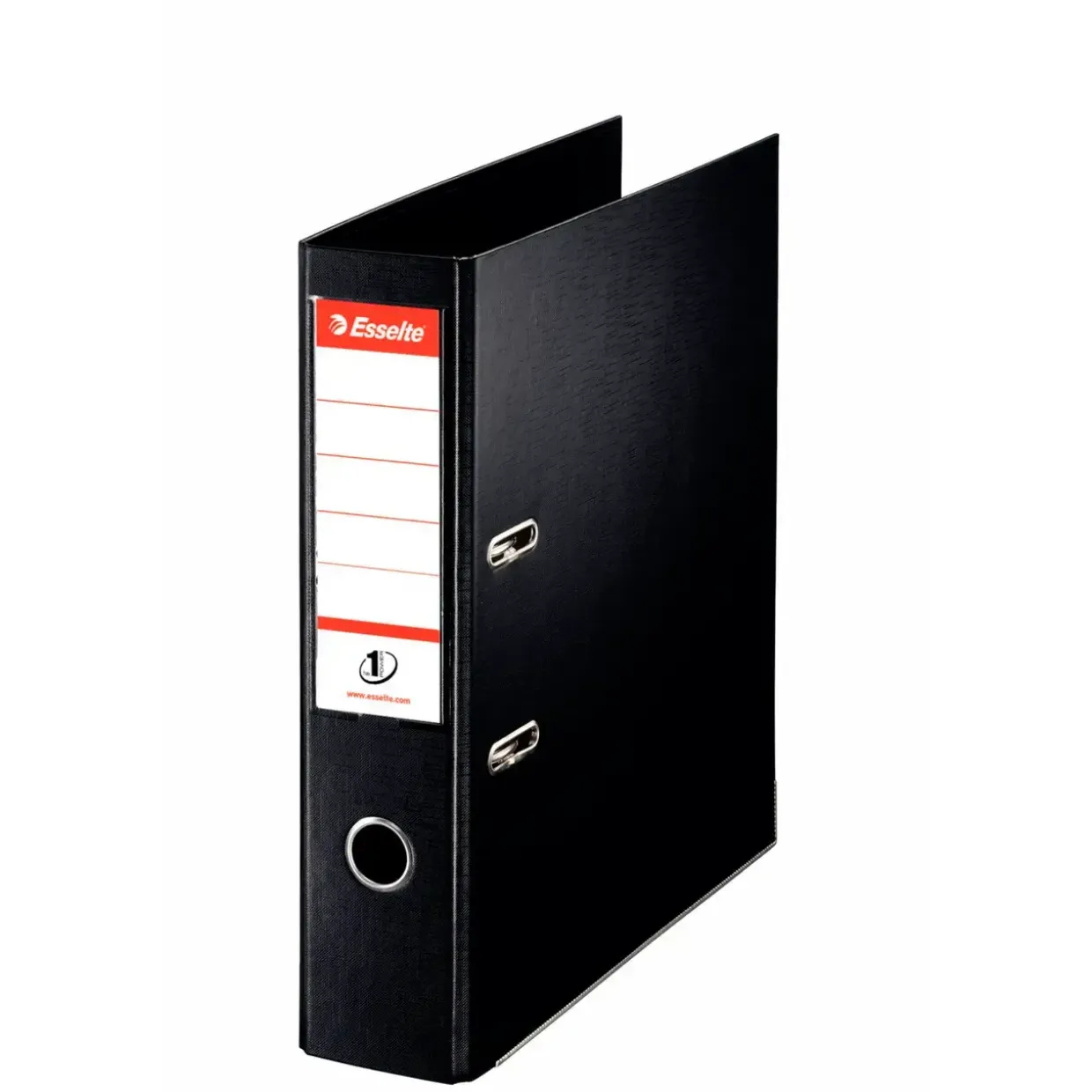 Brevordner Esselte No 1 sort bred - 10 stk