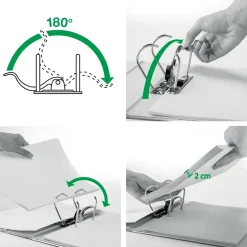 Brevordner Leitz Cosy Active PP A4 60mm blå