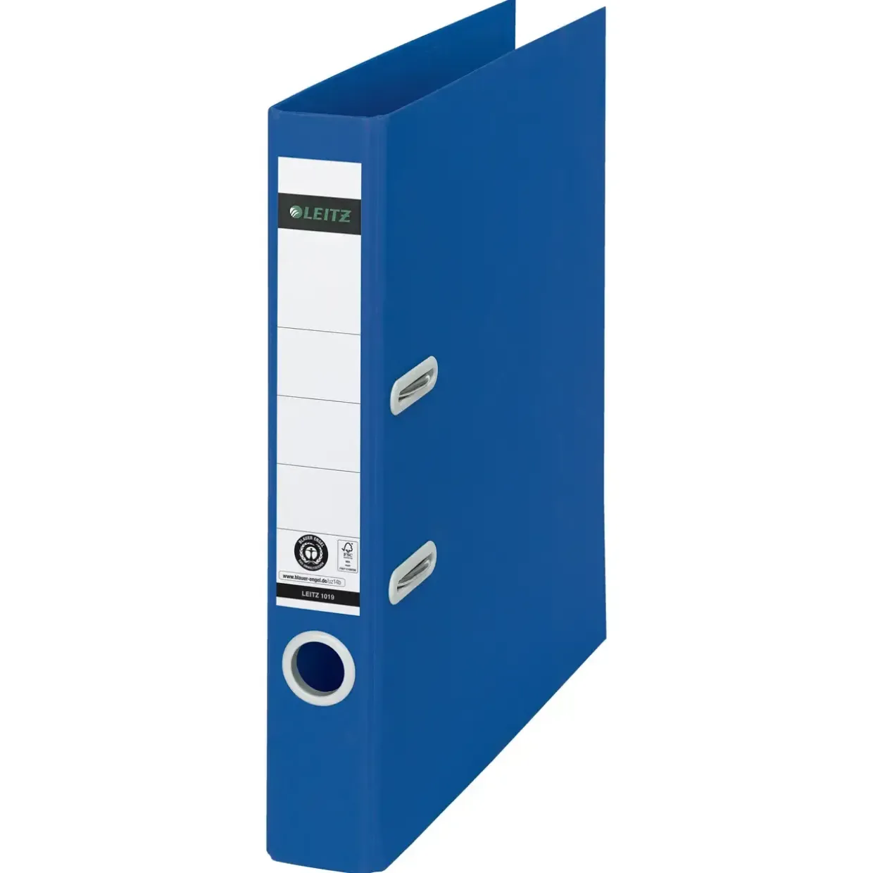 Brevordner Leitz Recycle 180°A4/50mm blå - 10 stk