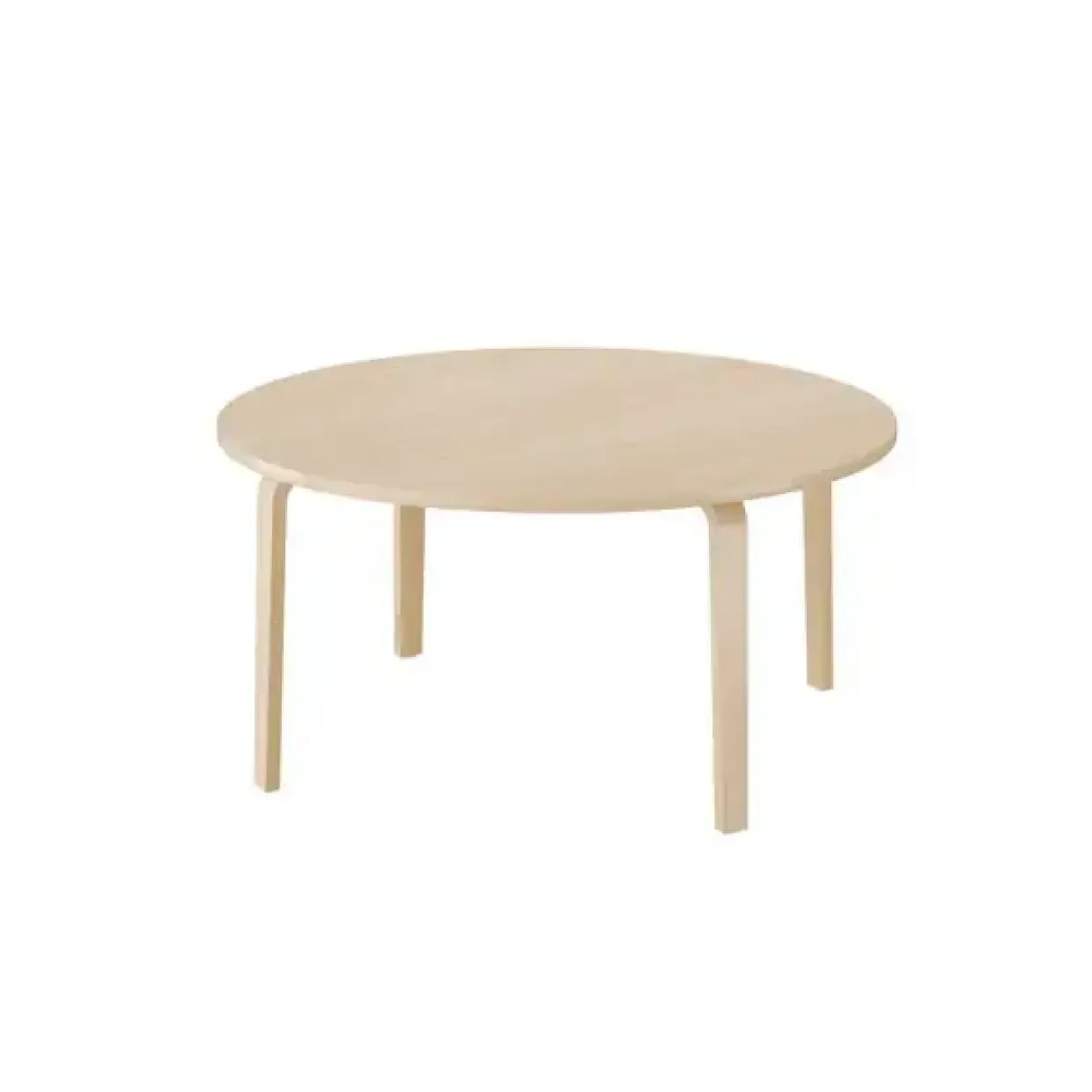 Børnebord Emma Ø1200x600 mm Birk laminat