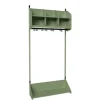 Børnegarderobe BST Kombination B, Startsektion 3 pladser B 900 mm, grøn