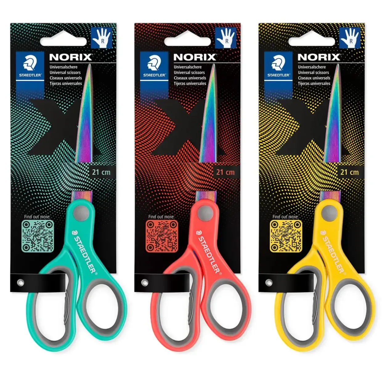 Børnesaks Staedtler Norix 21cm blister ass