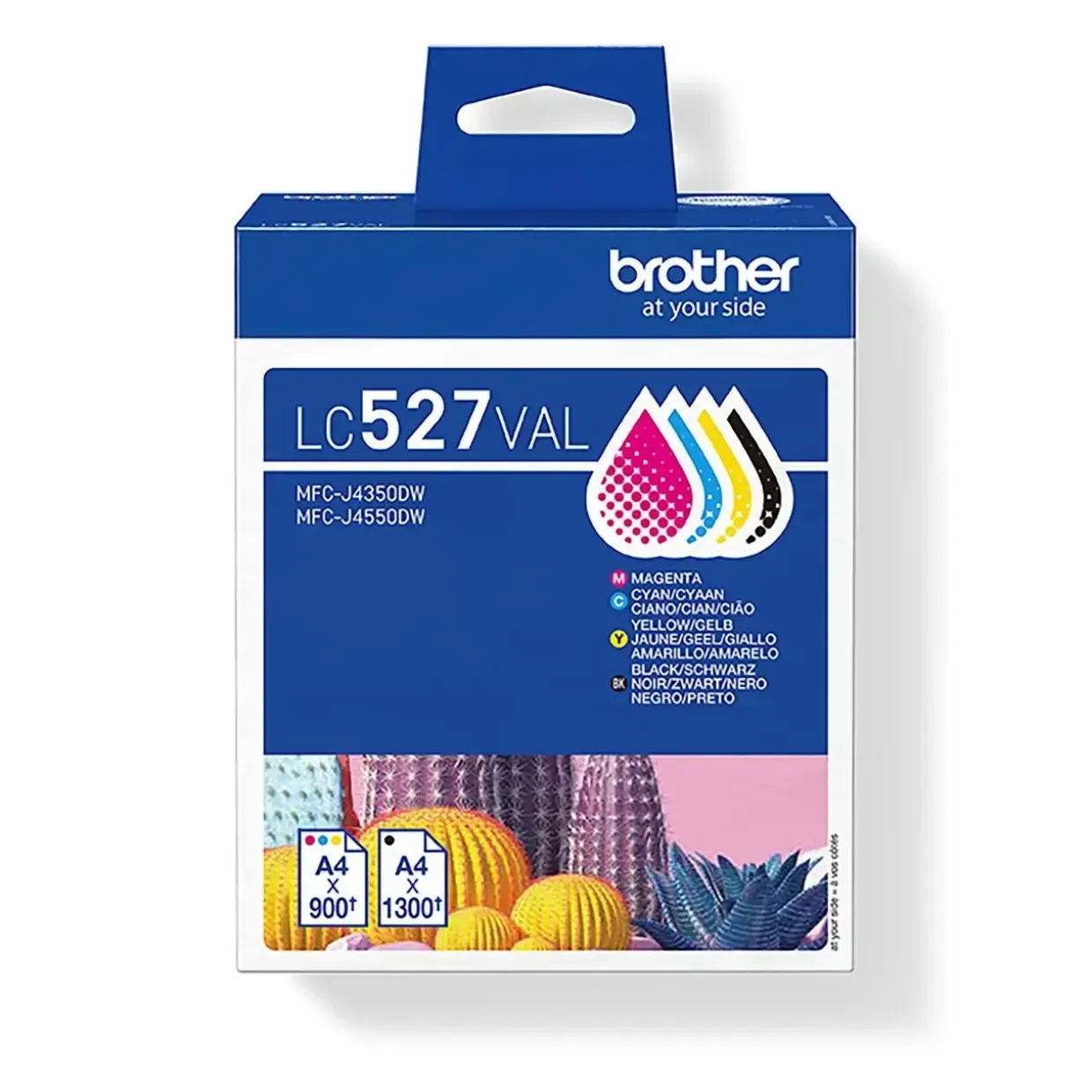 Brother LC527VAL, Blækpatron, CMYK, Multipack