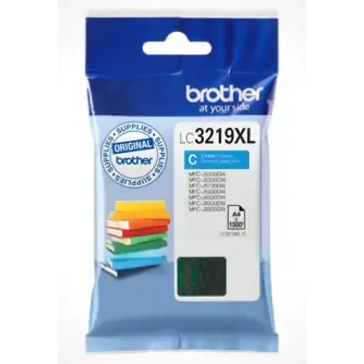 Brother, LC3219XLC, Blækpatron, Cyan, 1500 sider