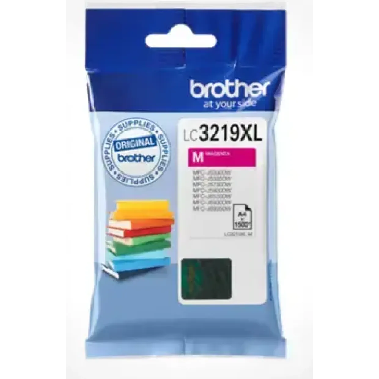 Brother, LC3219XLM, Blækpatron, Magenta, 1500 sider