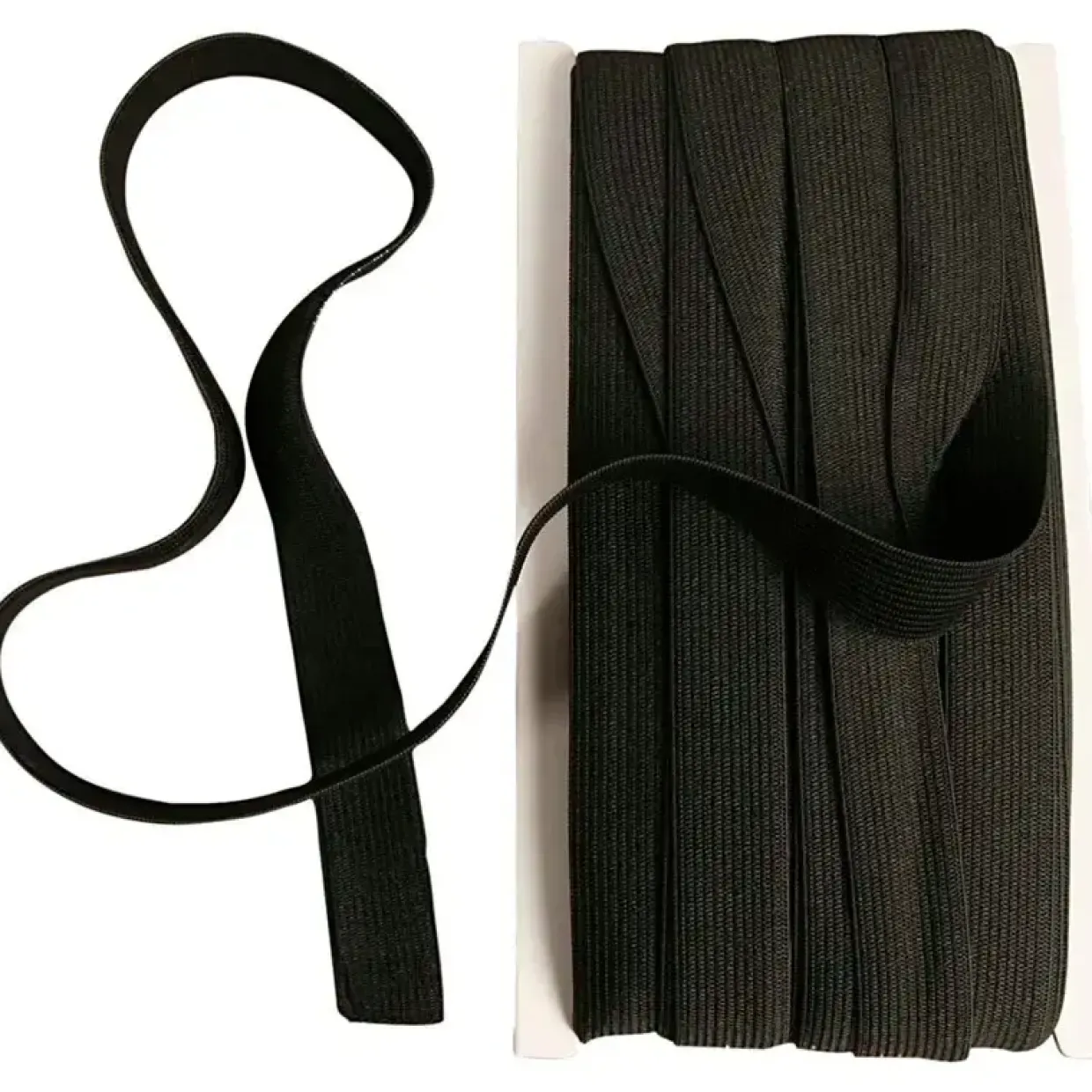 Bukseelastik 2 cm sort - 25 meter