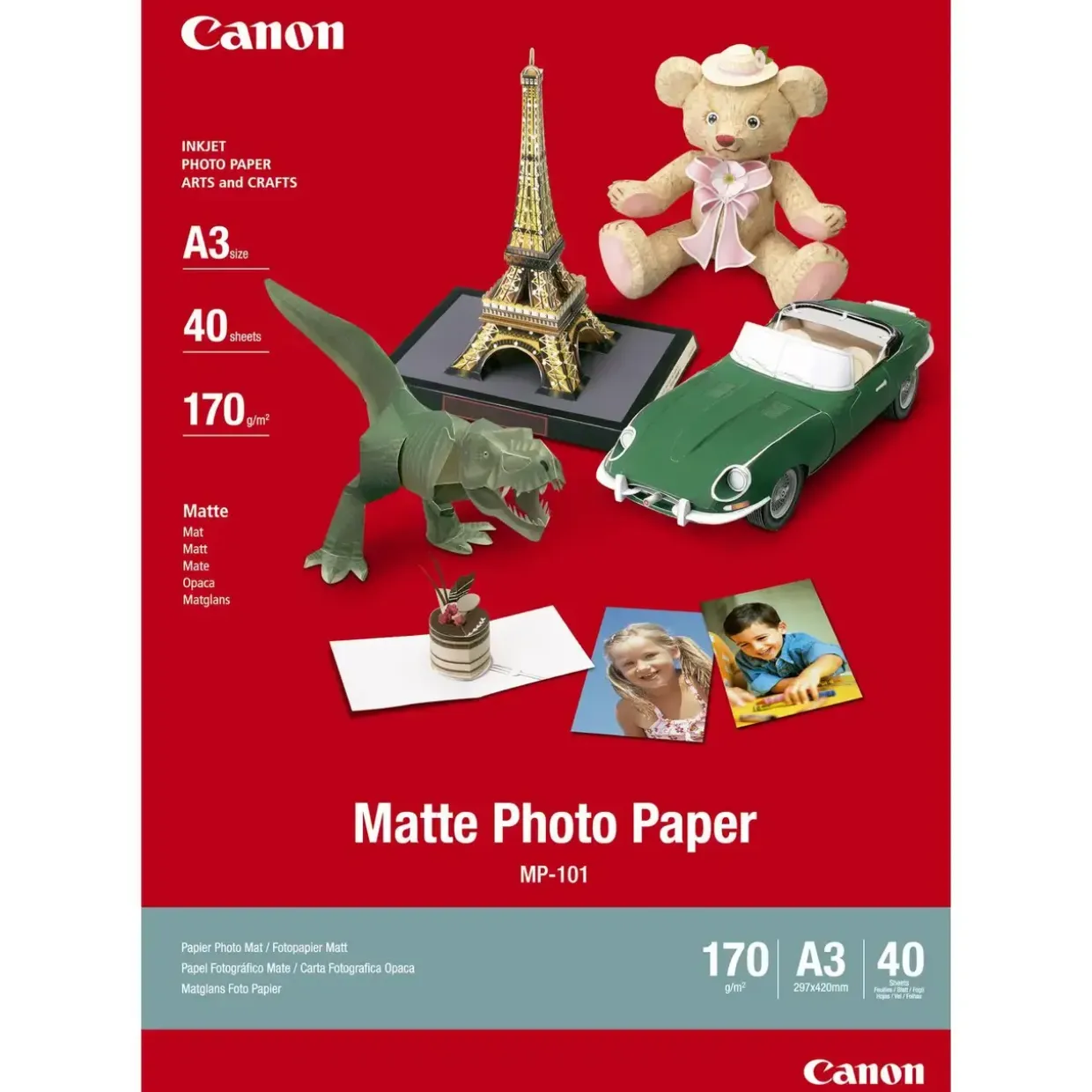 Canon Fotopapir A3 170 gram MP-101 Mat - 40 ark