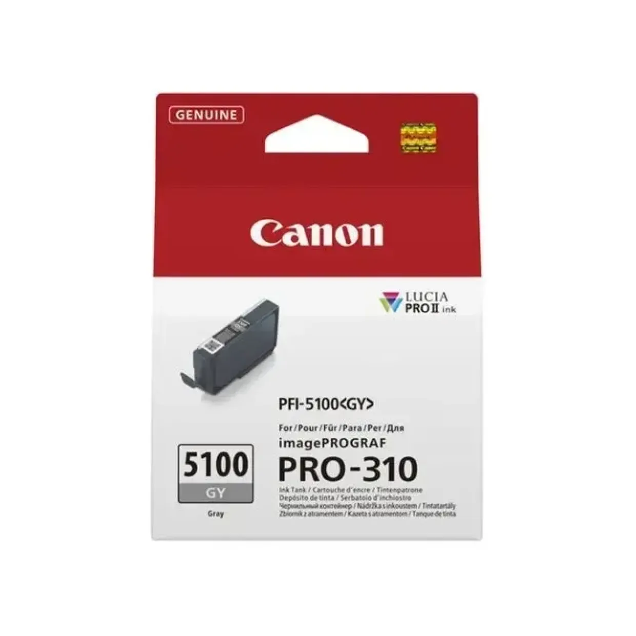 Canon PFI-5100GY grey ink tank