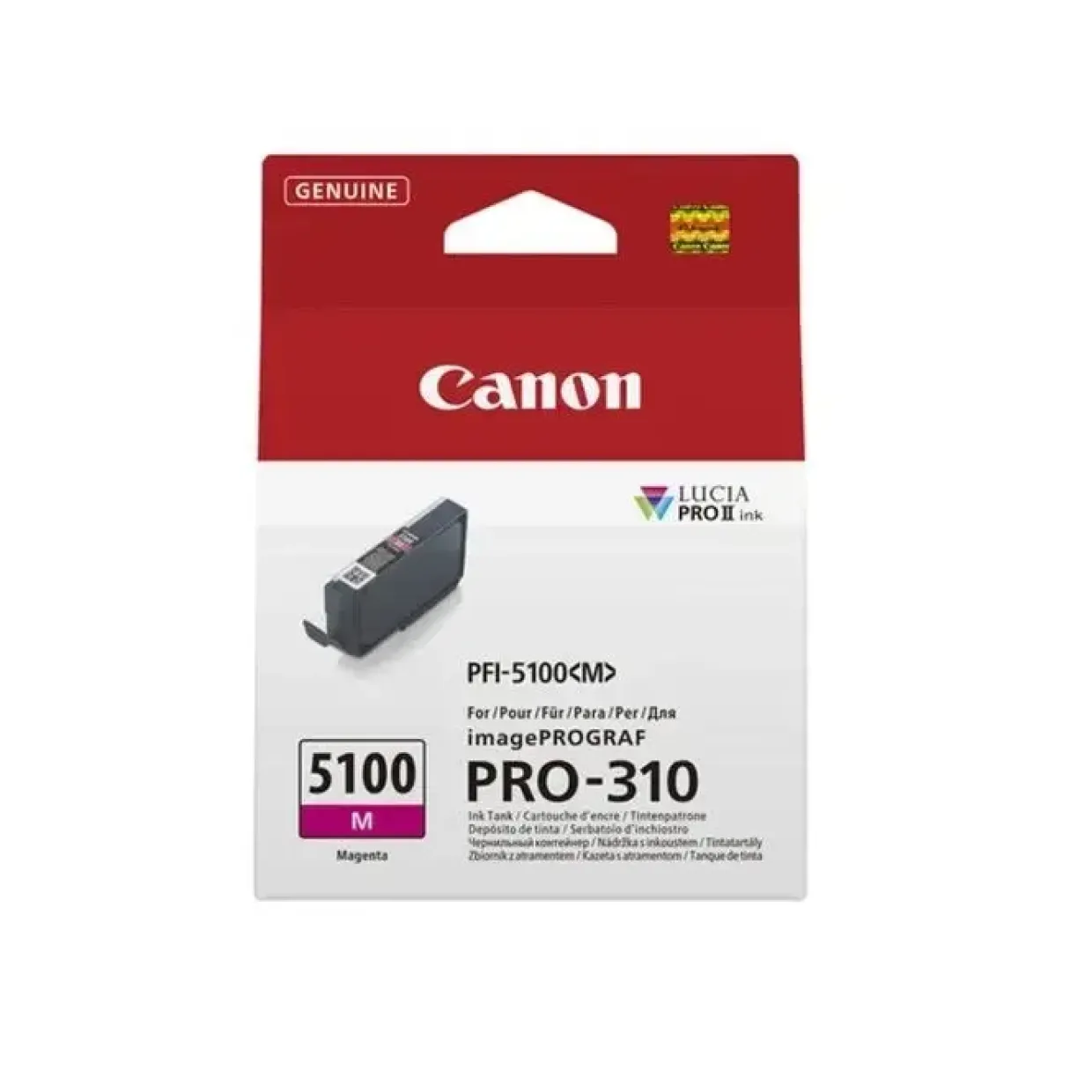 Canon PFI-5100M magenta ink tank
