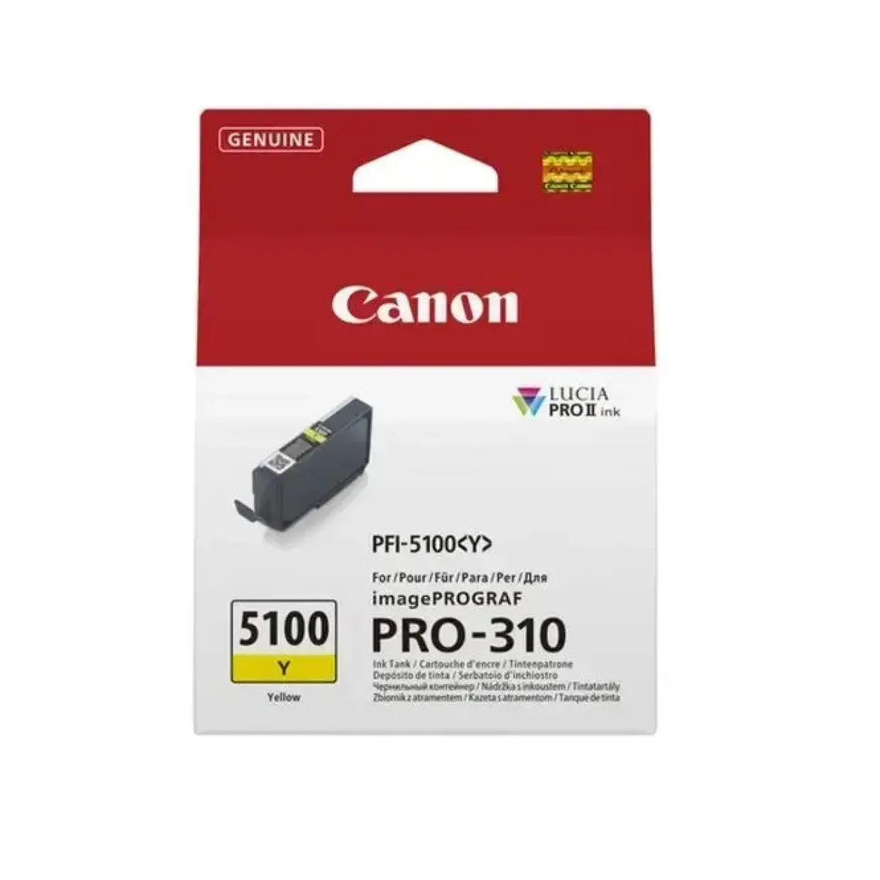 Canon PFI-5100Y yellow ink tank