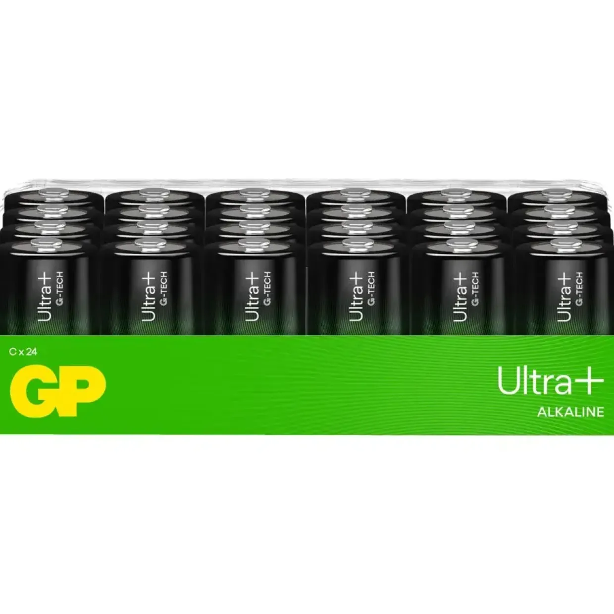 C Batteri GP Ultra Plus Alkaline 1,5V 24-pak