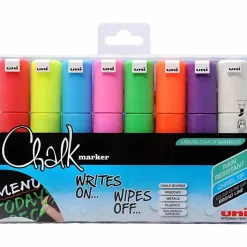 Chalk Marker 8 mm ass. farver - 8 stk