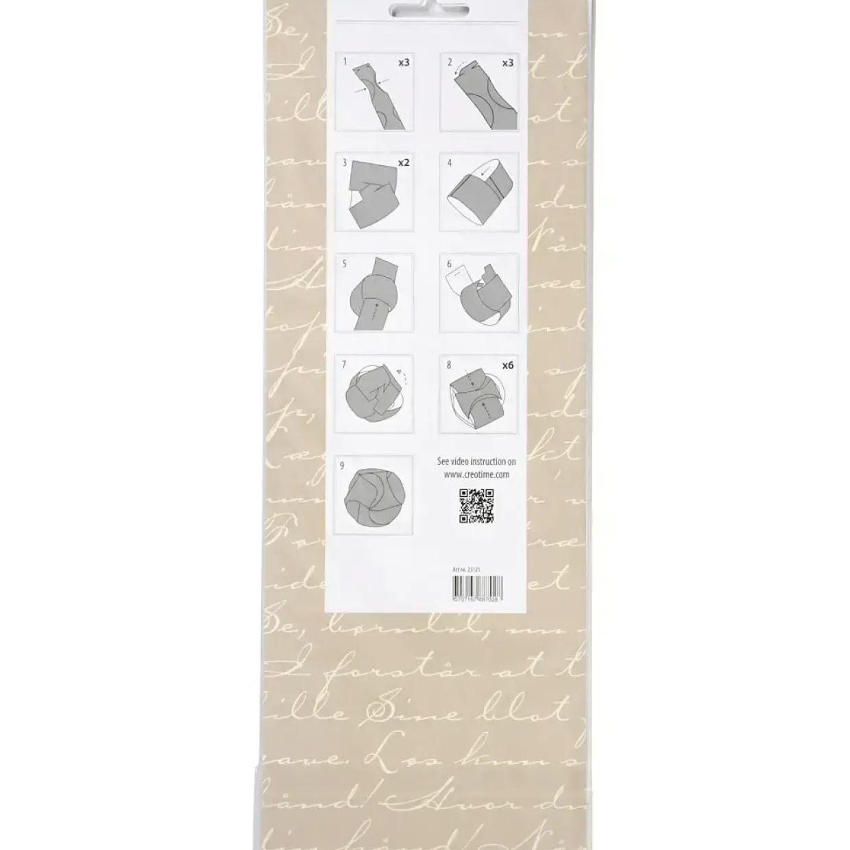Click ornamenter - diameter 9 cm - Copenhagen - 9 stk.