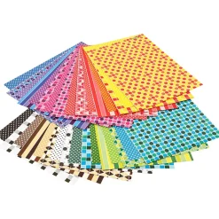Color Bar - Rivekarton - A4 - 250 gram - Mønstret karton - 16 ark