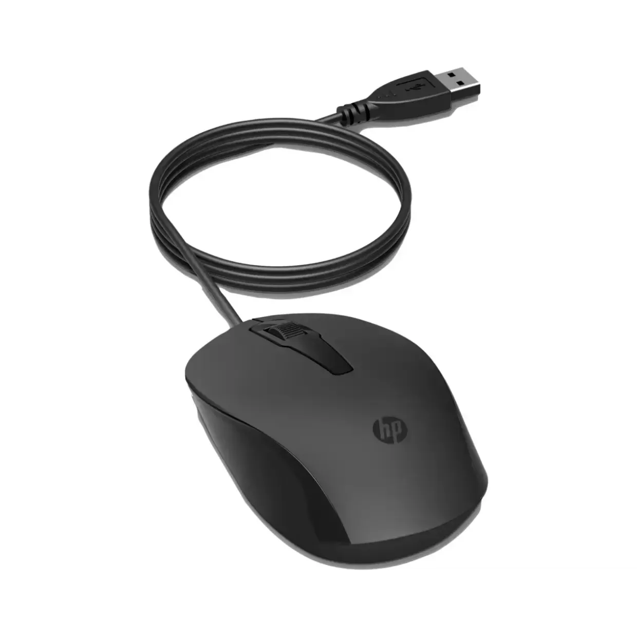 Computermus HP 150 Wired Mouse, Sort (Consumer)