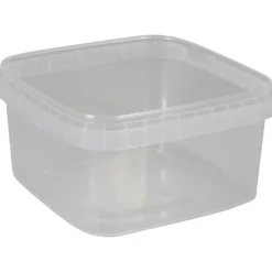 Condibøtte uden låg 12,8x12,8x6,5cm 680 ml klar PP 1-rums - 240 stk