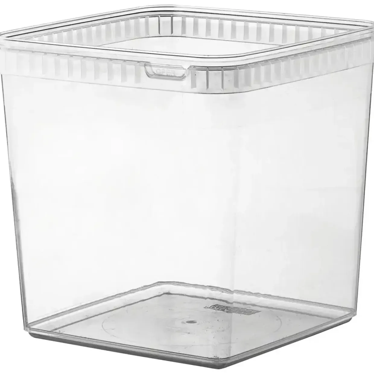 Condibøtte uden låg 19,2x19,2x19,1cm 5000 ml klar PP 1-rums Stor forpakning - 42 stk