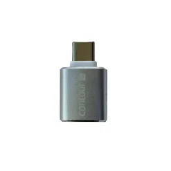 Contour USB-A to USB-C adapter, Silver